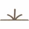 Ekena Millwork Richland Smooth Timber Gable Bracket, Douglas Fir, 72"W x 39"H x 1 1/2"D x 3 1/2"F, 13/12 Pitch GBW072X39X0204RIC00SDF - alternate 5
